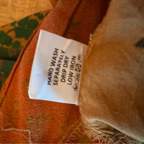 Boho Chic Patchwork Babydoll Dress Size M - Picture 9 of 10